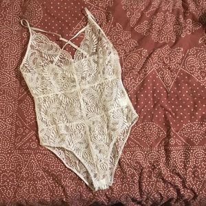 White Lace Bodysuit
